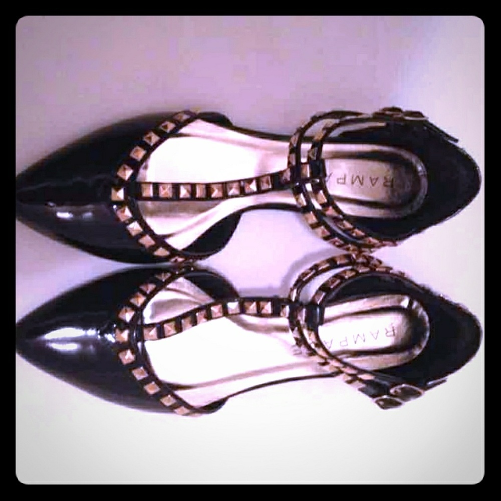 SOLD!  Rampage Studded Flats